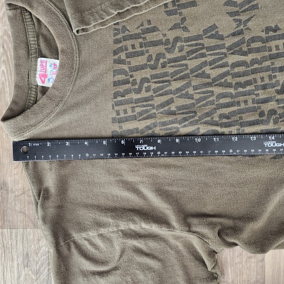 Vintage Amsterdam Holland Graphic T Shirt Mens‎ XL Olive Green Tourist Tee - Picture 11 of 13